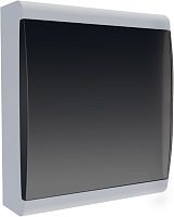 Бокс пластиковый EKF ЩРН-П-24 SlimBox (327x270x100) IP41 прозрачная дверца sb-n-24 картинка 